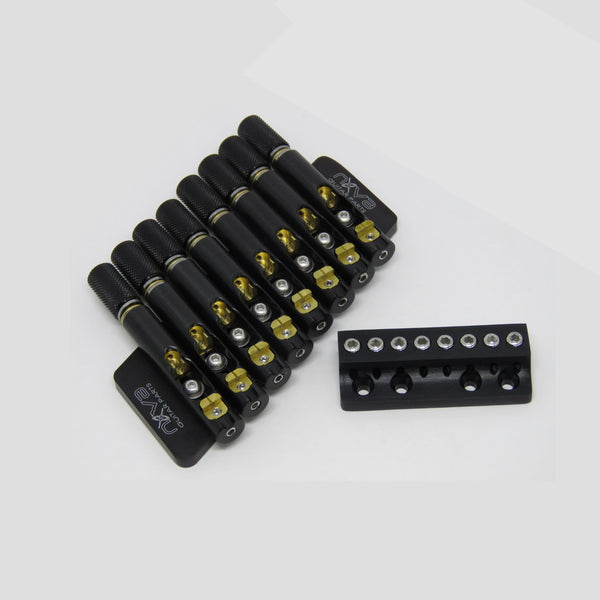 Nova Guitar Parts 8-String Multi-Scale Headless Guitar Bridge - Ploutone