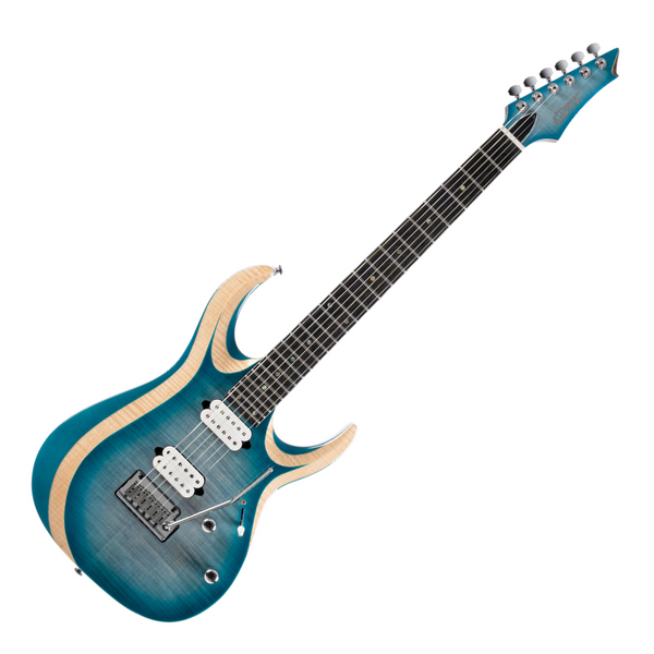 Cort X700 Duality II Electric Guitar in Polar Ice Burst - Ploutone