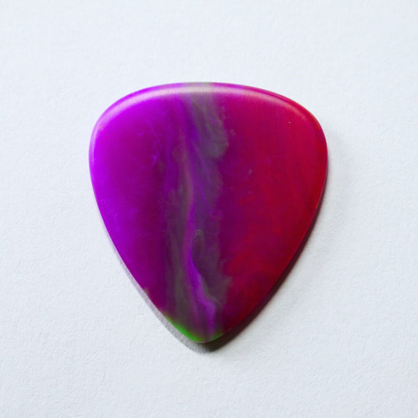 Northern Ghost Plectrums Handmade Acrylic Guitar Pick - 2.5mm Rainbow Standard 351 Guitar Picks from Ploutone