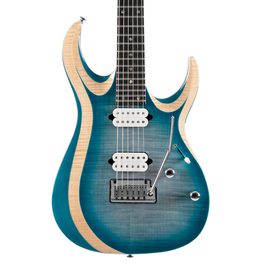 Cort X700 Duality II Electric Guitar in Polar Ice Burst - Ploutone