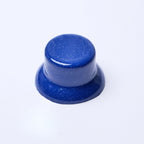 Custom Top Hat Guitar Knobs - 18 Spline 6mm Blue - Ploutone
