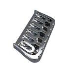 6-String Multi-Scale Guitar Bridge - Chrome - Ploutone
