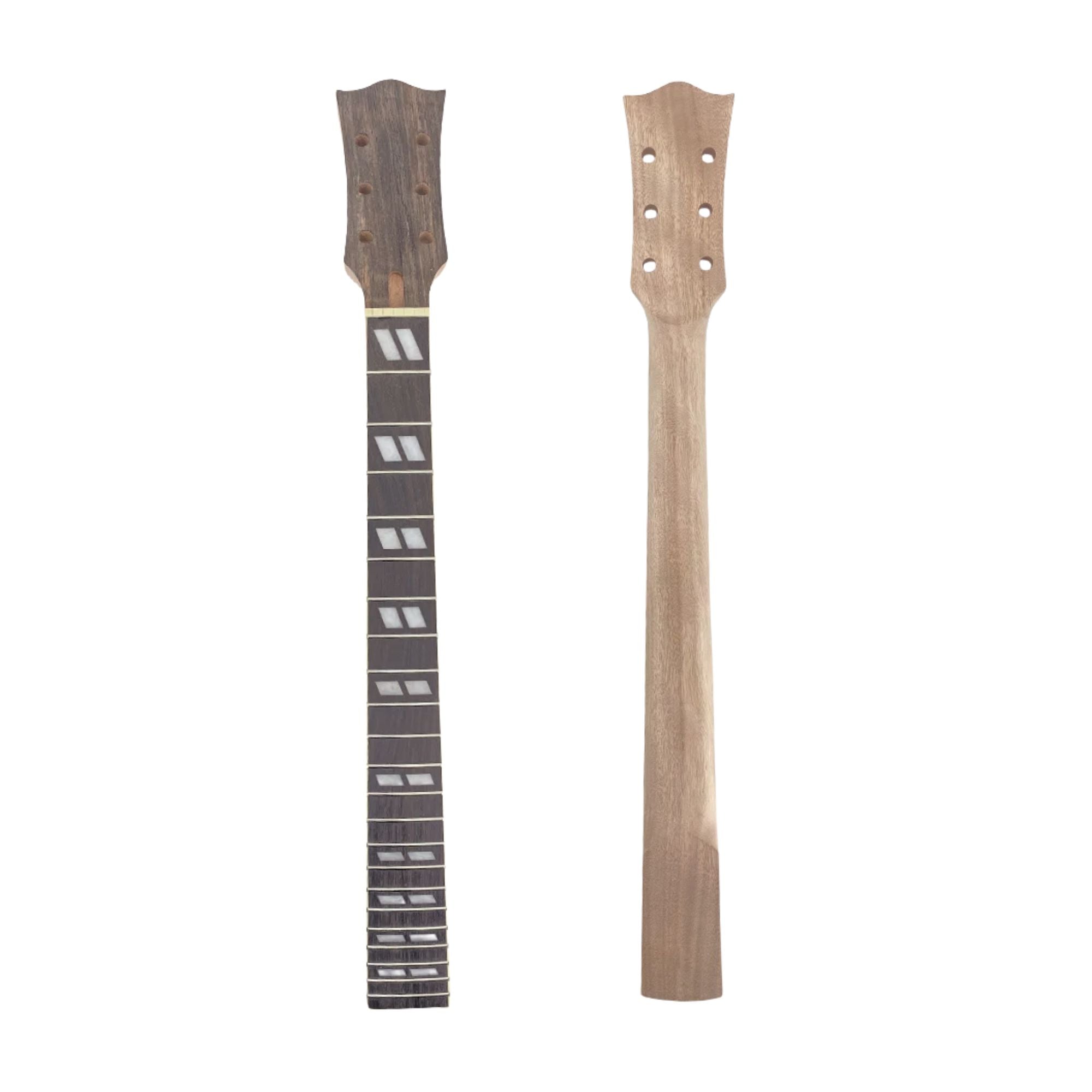 Les Paul Style Mahogany Neck, 22 Fret, Rosewood Fretboard (Unfinished, Bolt-On) - Ploutone
