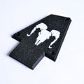 Custom Ibanez Truss Rod Cover for RG & JEM – Ram Skull (White & Black) - Ploutone