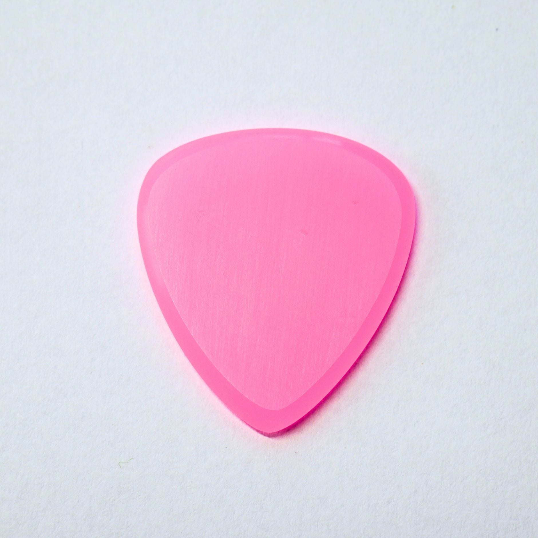 Northern Ghost Plectrums Handmade Acrylic Guitar Pick - 2.5mm Pink Standard 351 - Ploutone