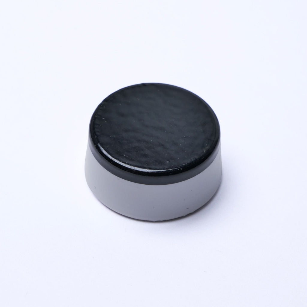 Custom Guitar Speed Knobs - Two Tone White & Black - Ploutone