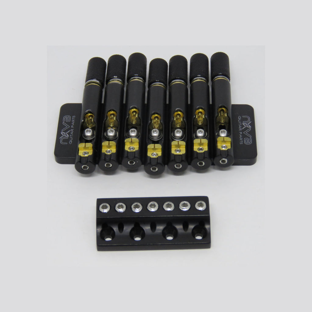 Nova Guitar Parts 7-String Headless Guitar Bridge Block Headpiece - Ploutone