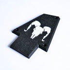 Custom Ibanez Truss Rod Cover for RG & JEM – Ram Skull (White & Black) - Ploutone