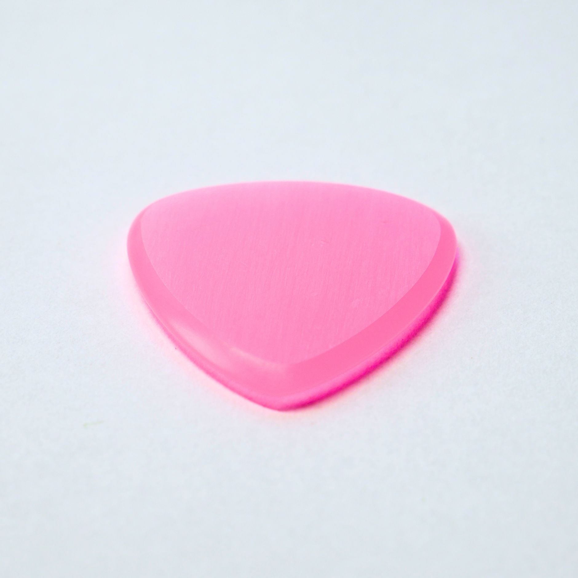 Northern Ghost Plectrums Handmade Acrylic Guitar Pick - 2.5mm Pink Standard 351 - Ploutone