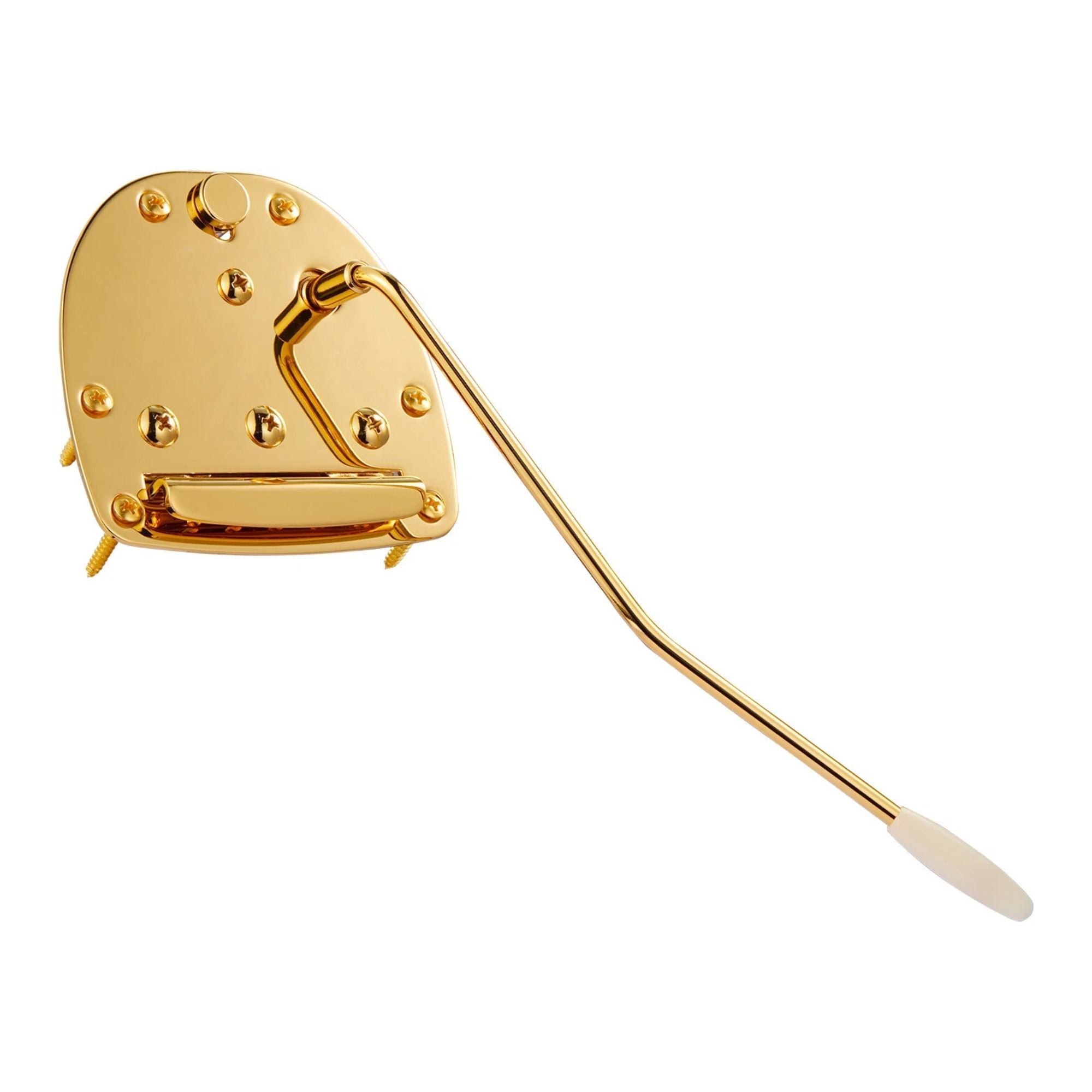 Jaguar / Jazzmaster Style Tremolo Vibrato Assembly with Locking Button - Gold/Chrome - Ploutone