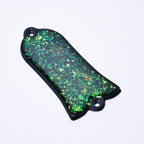 Custom Gibson Les Paul Truss Rod Cover - Amber Mica truss rod covers from Ploutone