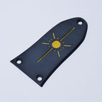Custom Epiphone SG Truss Rod Cover - Del Sol Black & Gold - Ploutone