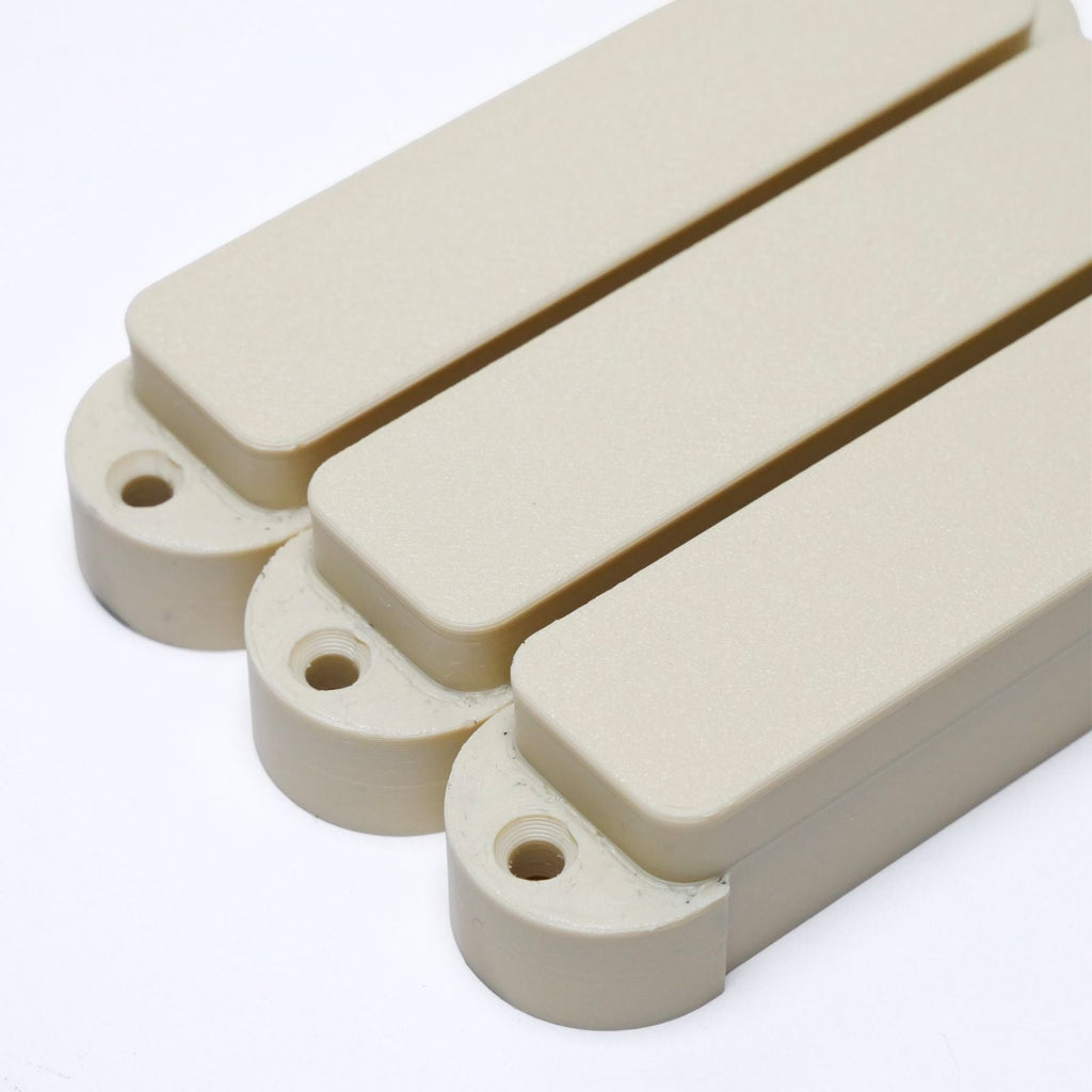 Closed Pickup Covers for Fender Jaguar (No Holes, Pair) - Multiple Colors Pickup Covers from Ploutone