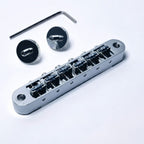 Tune-O-Matic Roller Bridge for Les Paul (M4 Posts) - Chrome/Gold/Black Chrome - Ploutone