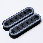 Custom ABS Humbucker Pickup Bobbins, Deco Style, 50mm/52mm Pole Spacing - Slug Side, Screw Side & Sets - Ploutone