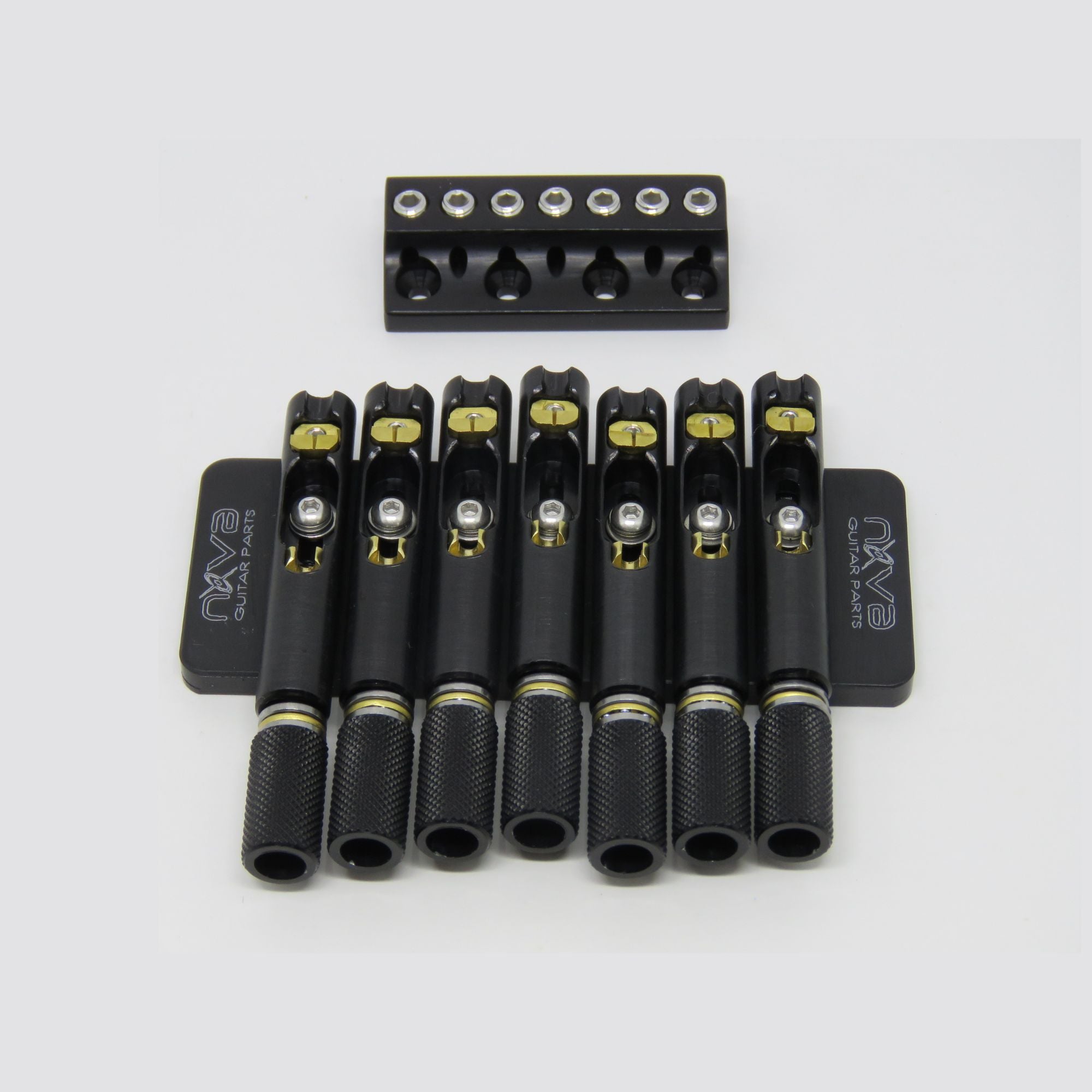 Nova Guitar Parts 7-String Headless Guitar Bridge - Ploutone