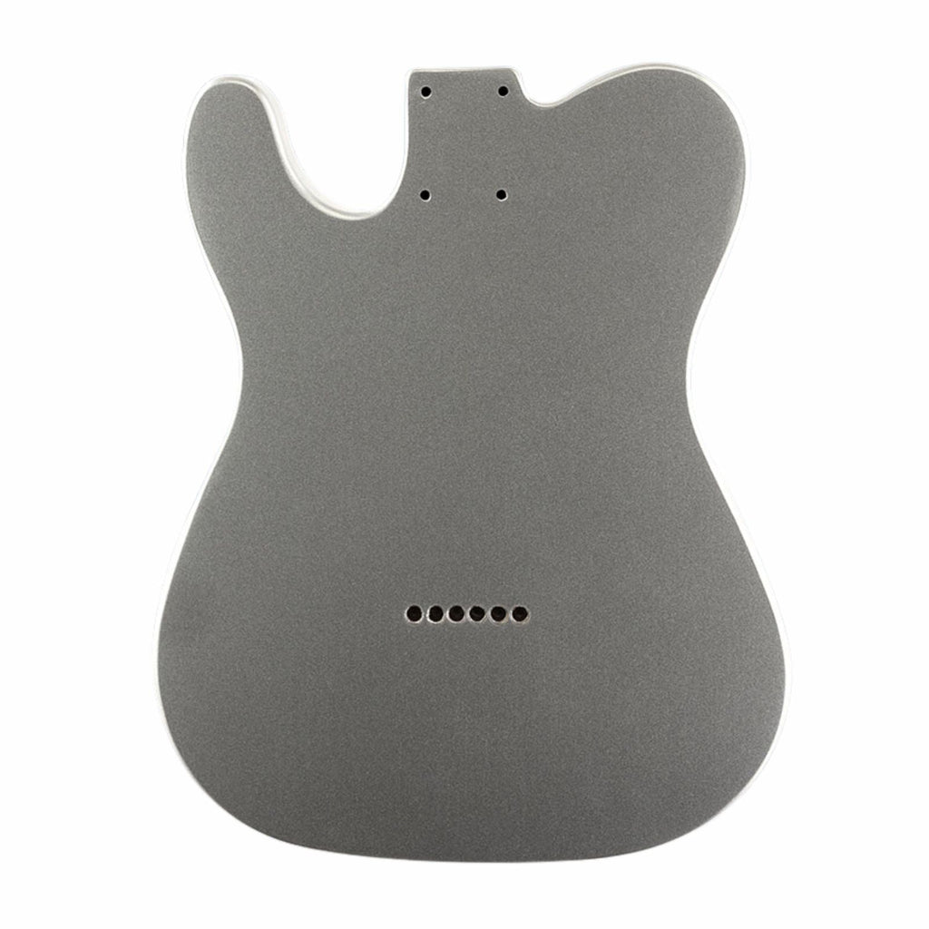 Finished Telecaster Body - Silver Sparkle - Ploutone