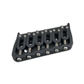 6-String Multi-Scale Guitar Bridge - Black - Ploutone