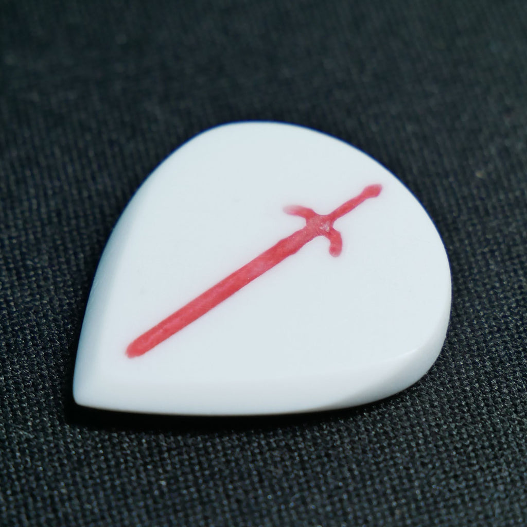 Opus Jari VALKORE™ - Red Zelda Master Sword Handmade Guitar Pick