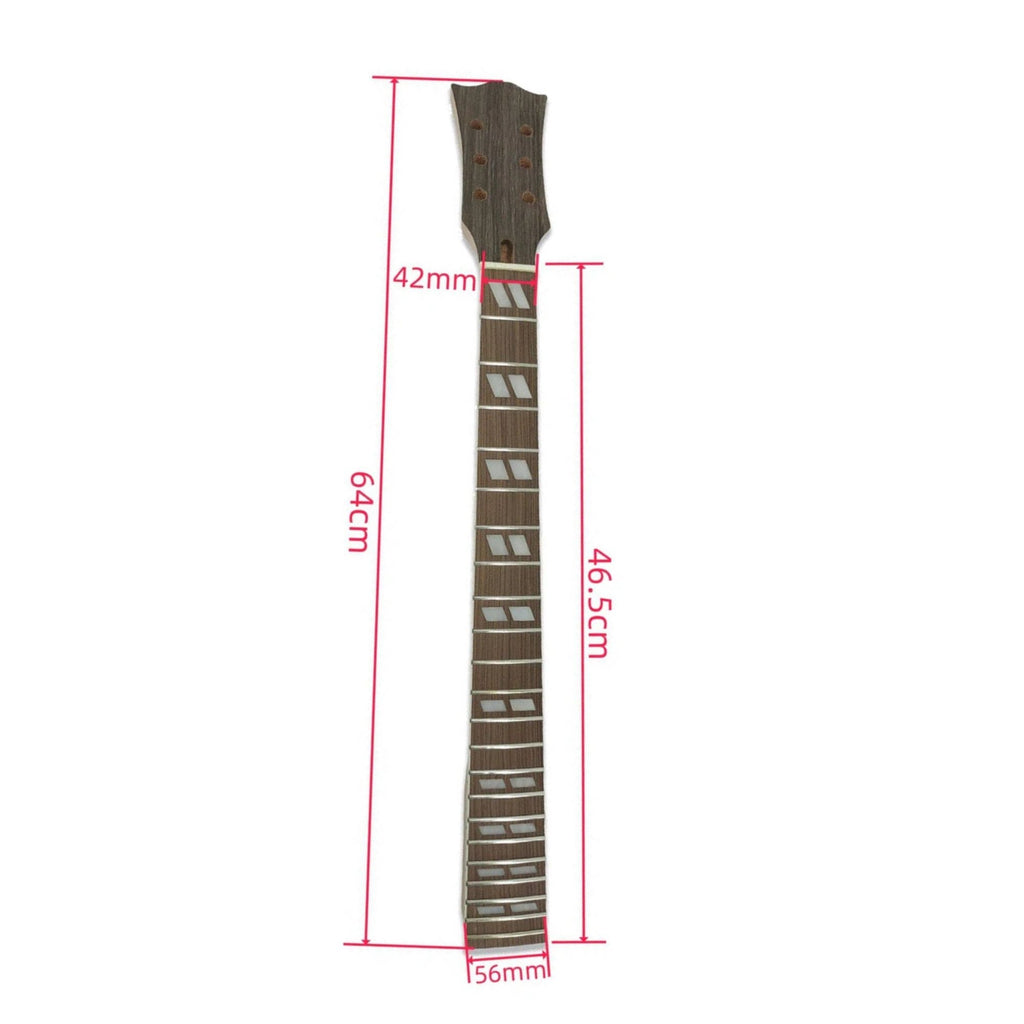 Les Paul Style Mahogany Neck, 22 Fret, Rosewood Fretboard (Unfinished, Bolt-On) - Ploutone