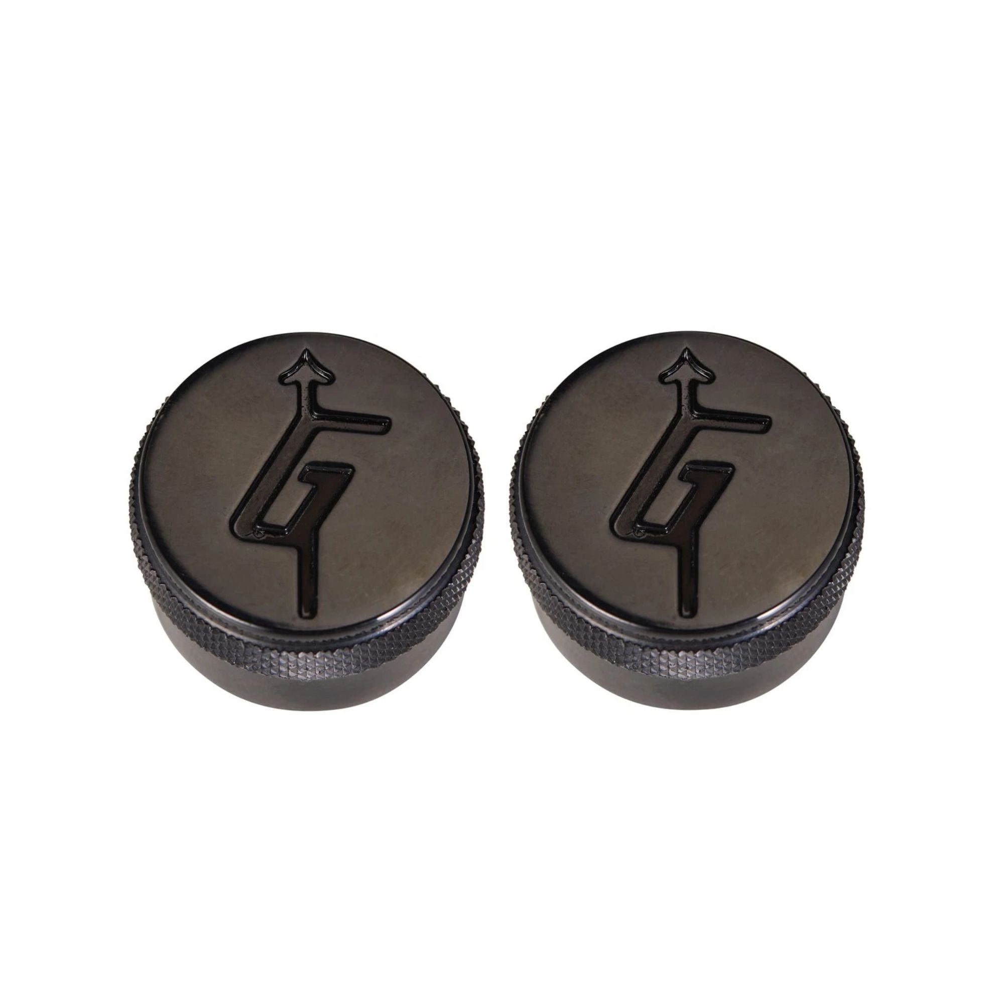 Gretsch "G" Arrow Knobs - Multiple Colors Black Set of 2 - Ploutone