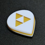 Opus Jari VALKORE™ - Gold Zelda Triforce 5mm Handmade Guitar Pick - Ploutone