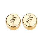 Gretsch "G" Arrow Knobs - Multiple Colors Gold Set of 2 - Ploutone