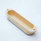 Custom Single Coil Strat Pickup Covers (No Holes) Set of 3 - Cream - Ploutone