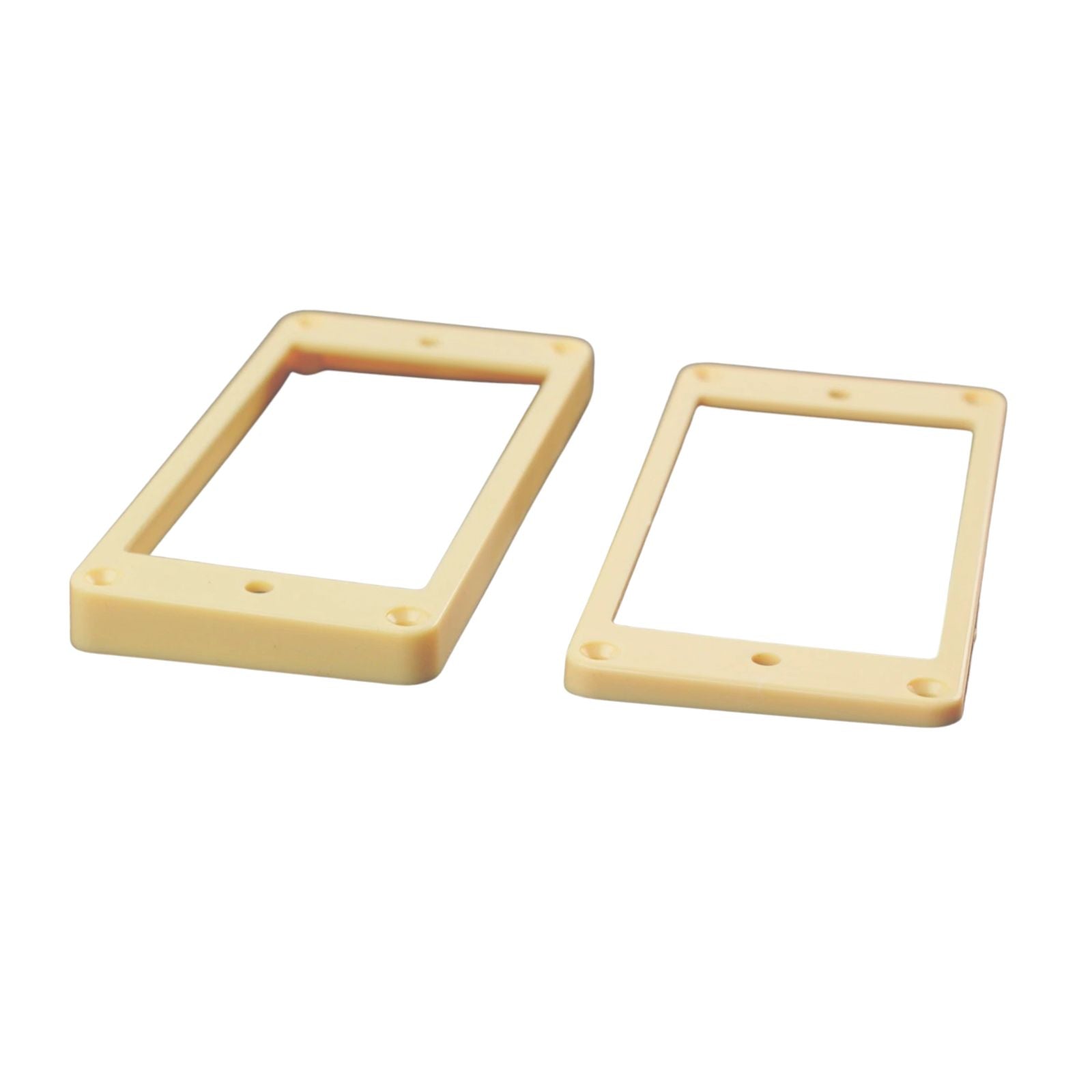 Flat Bottom Humbucker Mounting Pickup Rings Tapered - Cream (Neck & Bridge Set) - Ploutone