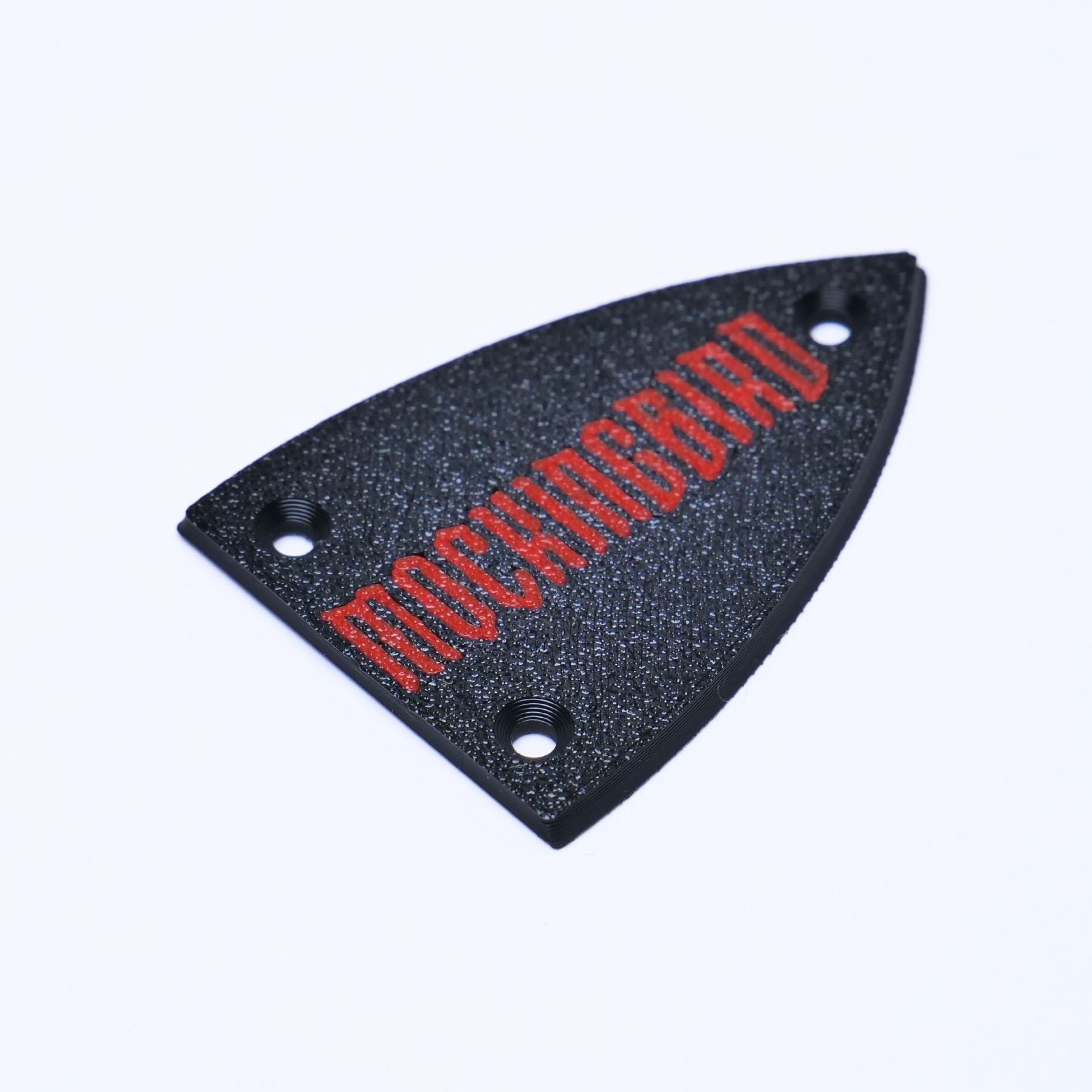 Custom BC Rich Mockingbird Truss Rod Cover – Multiple Colors Black & Red - Ploutone