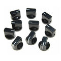 Davies 1510 Black Pointer Knobs for Amp and Effect Pedal - Black (Set of 10) - Ploutone