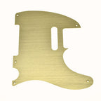 8-Hole Metal Telecaster Pickguard - Gold Brushed Aluminum - Ploutone