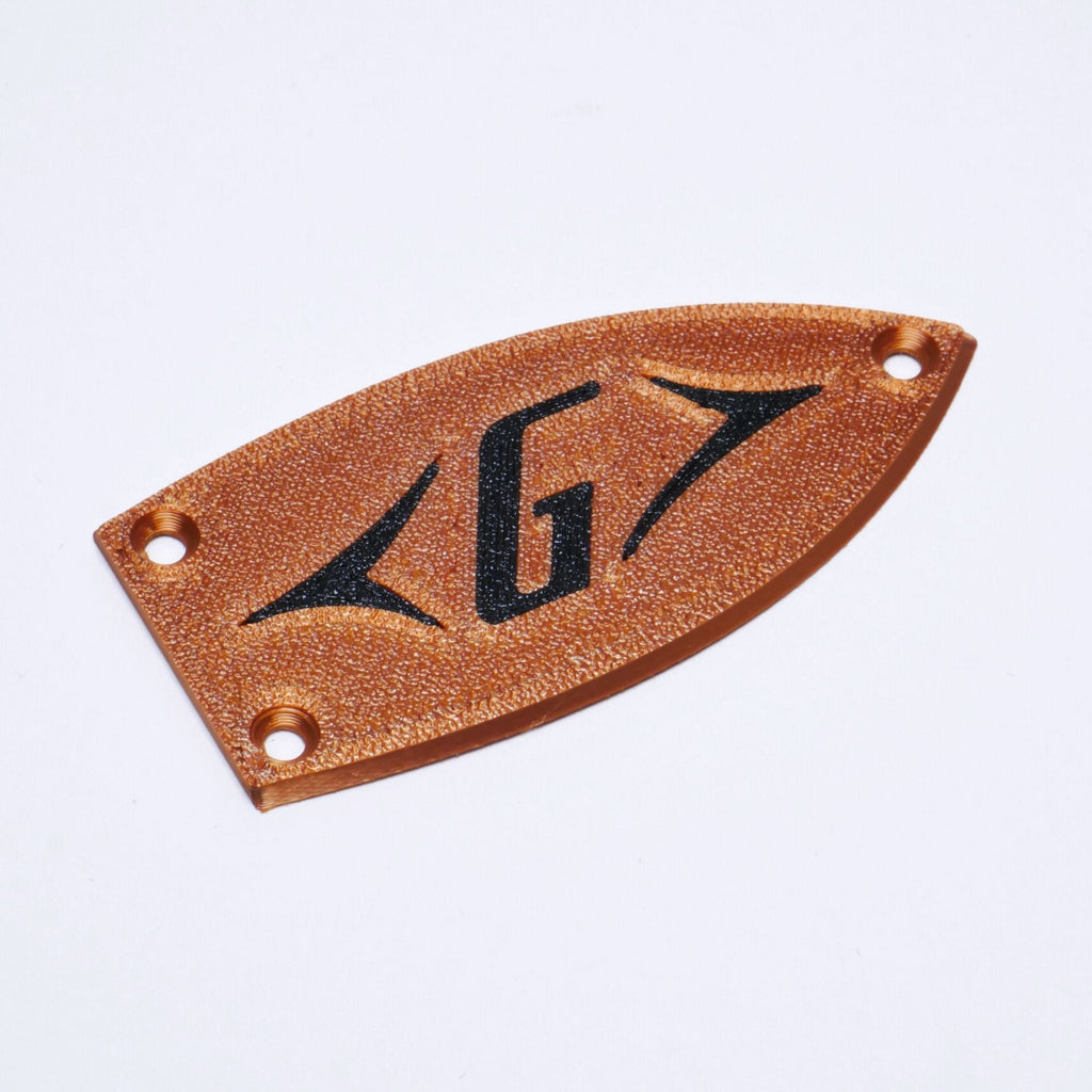 Custom Gretsch "G" Logo Truss Rod Cover - Multiple Colors (Fits Electromatic, Streamliner & Japan Models) Copper - Ploutone