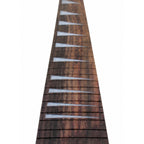 Unfinished DIY Guitar Fretboard - Rosewood, 24 Frets, Shark Fin Inlays (25.5" Scale) Fretboards from Ploutone