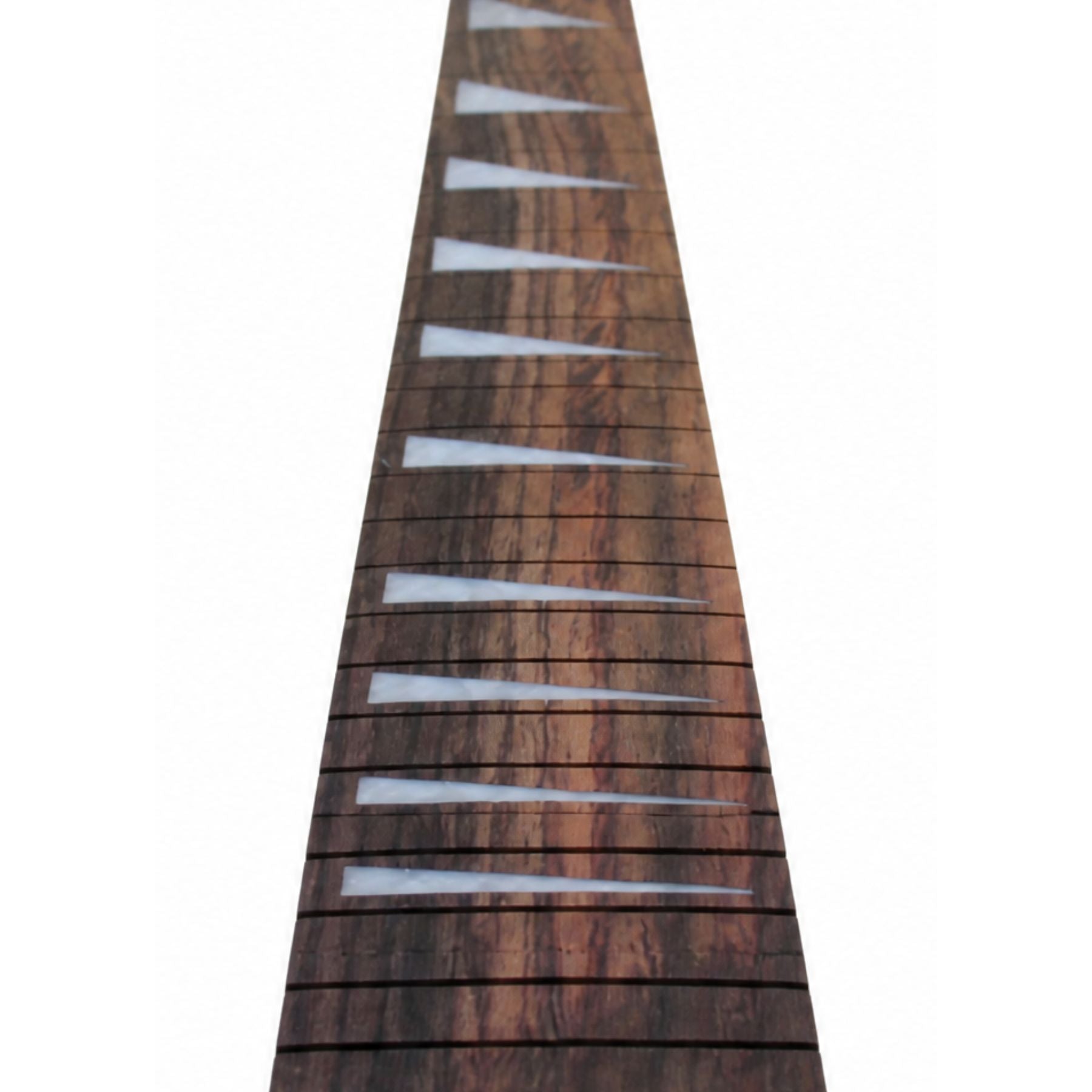 Unfinished DIY Guitar Fretboard - Rosewood, 24 Frets, Shark Fin Inlays (25.5" Scale) Fretboards from Ploutone