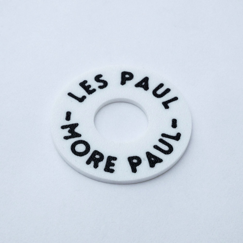 Custom Guitar Toggle Switch Plate - White  from Ploutone