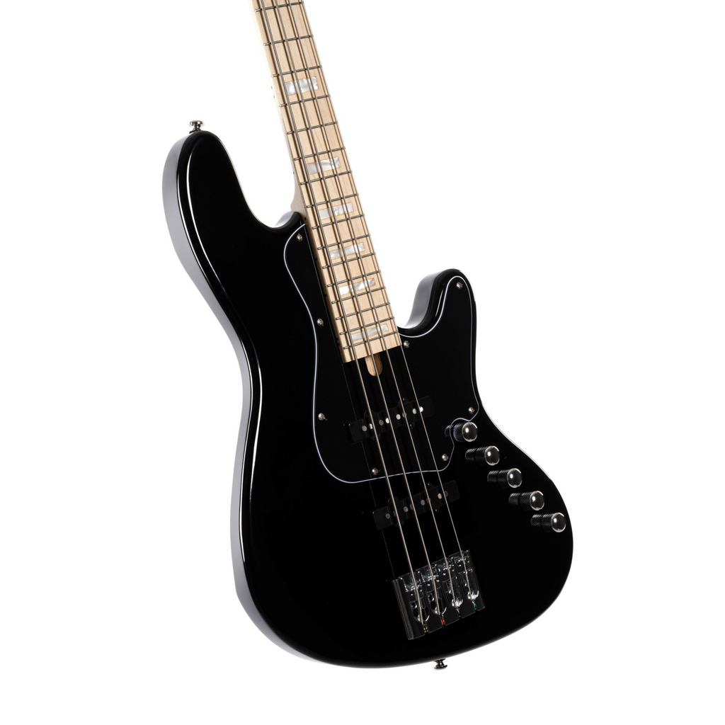 Cort Elrick NJS Series 4-String Bass Guitar Black - Ploutone