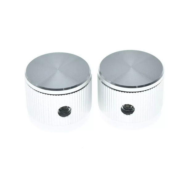 Aluminum Pot Knobs - 21mm Diameter, 1/4