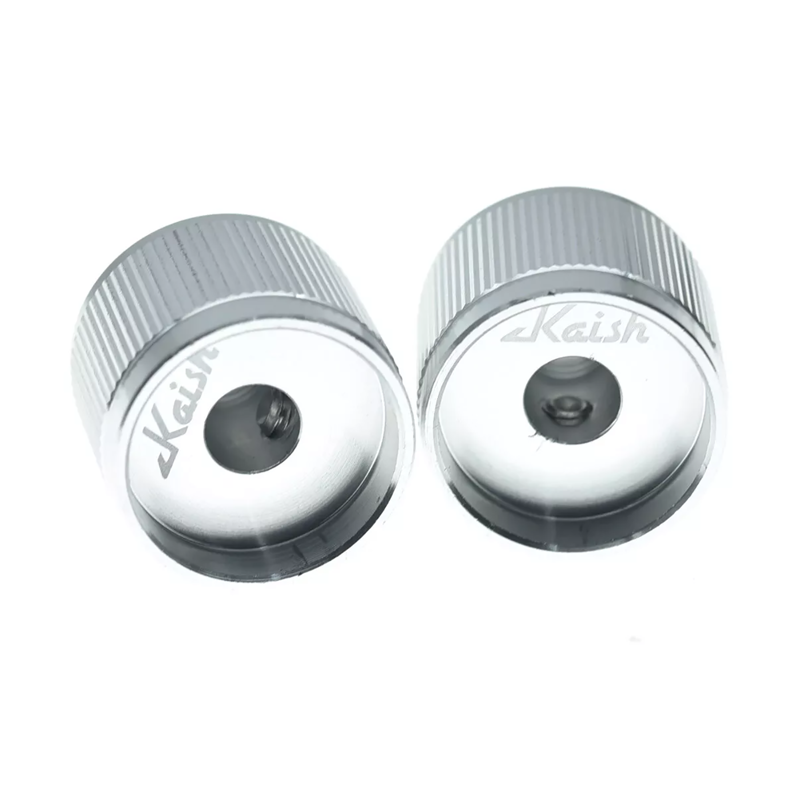 Aluminum Pot Knobs - 21mm Diameter, 1/4" for Guitars, Basses & Pedals (Set of 2) - Ploutone
