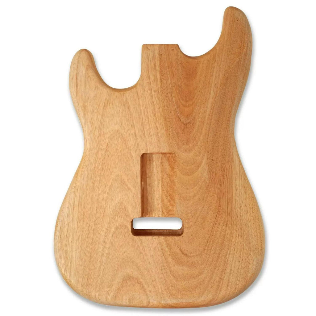 Unfinished Strat Guitar Body - Okoume Wood - Ploutone
