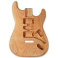 Unfinished Strat Guitar Body - Okoume Wood - Ploutone