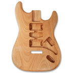 Unfinished Strat Guitar Body - Okoume Wood - Ploutone