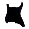 Strat Pickguard No Holes - 3-Ply Black - Ploutone