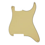 Strat Pickguard No Holes - 3-Ply Cream Yellow - Ploutone