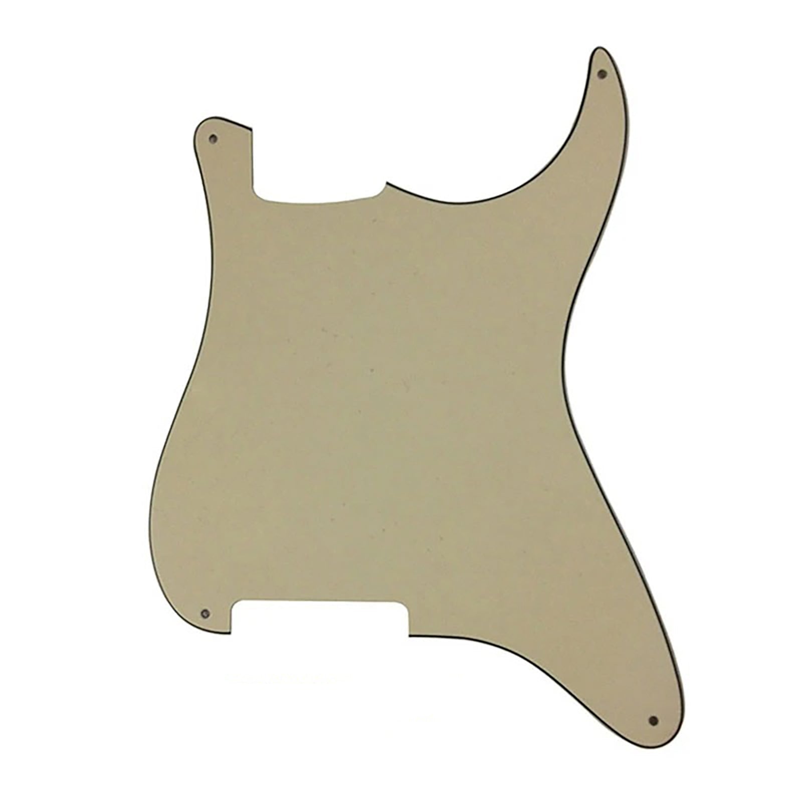 Strat Pickguard No Holes - 3-Ply Cream - Ploutone