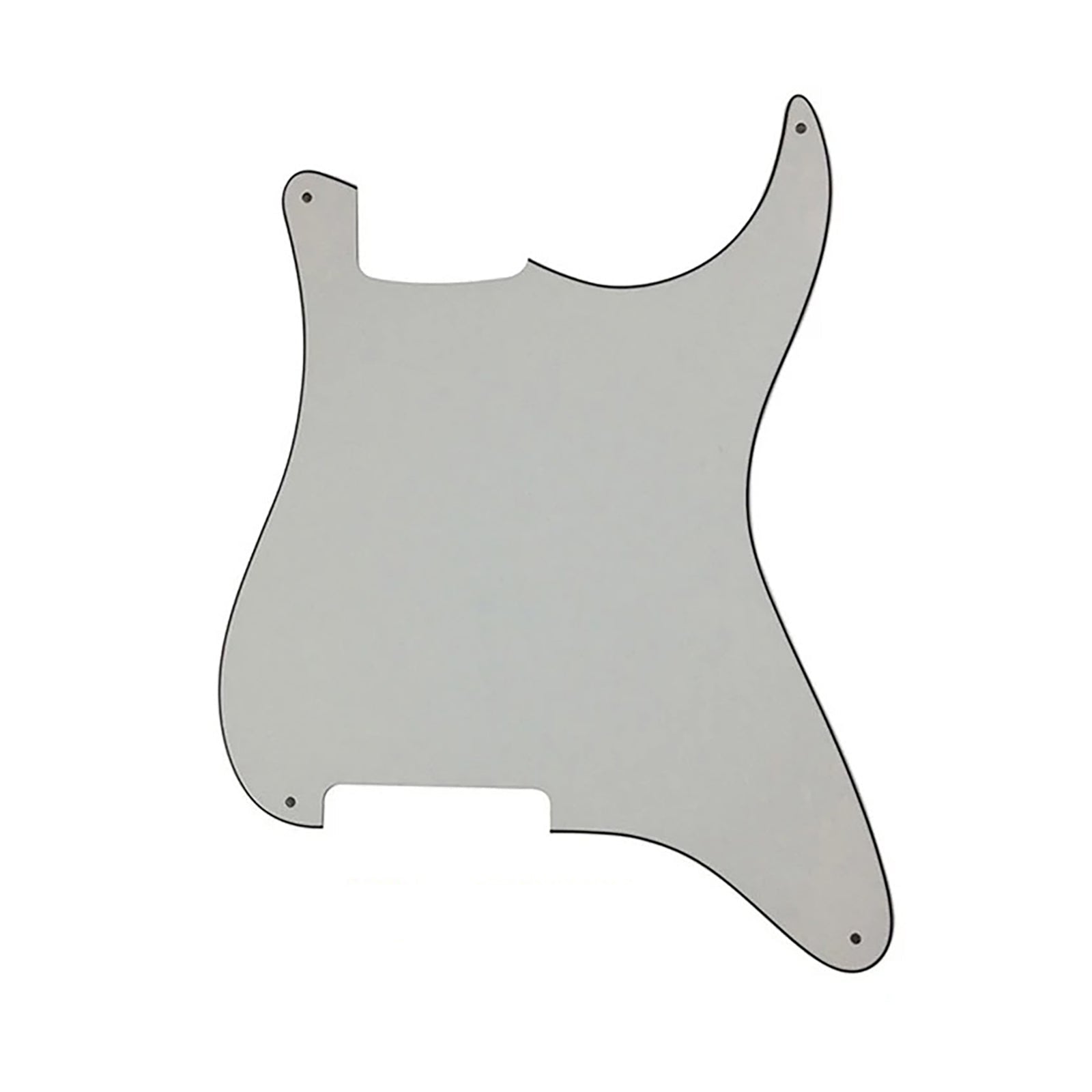 Strat Pickguard No Holes - 3-Ply Parchment - Ploutone