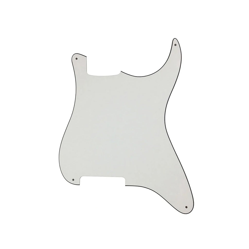 Strat Pickguard Blank - 3-Ply White