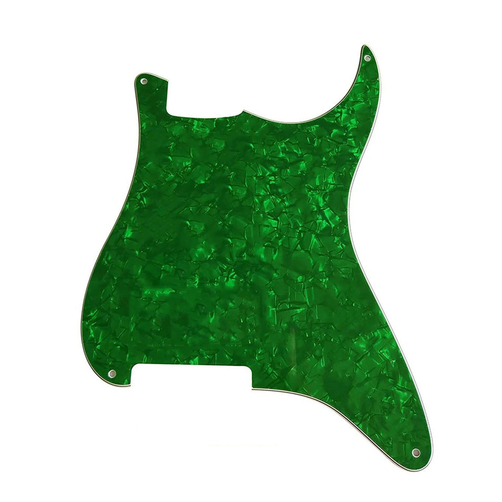 Strat Pickguard Blank - 4-Ply Green Pearl