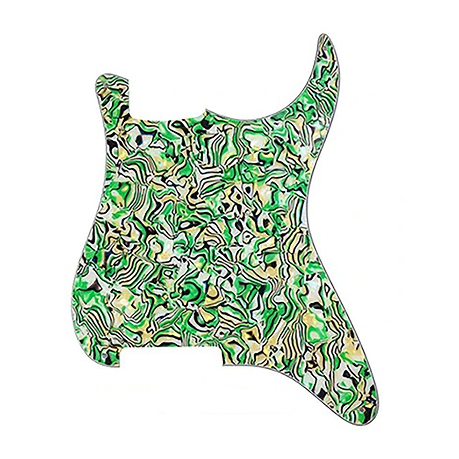 Strat Pickguard No Holes - 4-Ply Multi-Color Shell | Ploutone