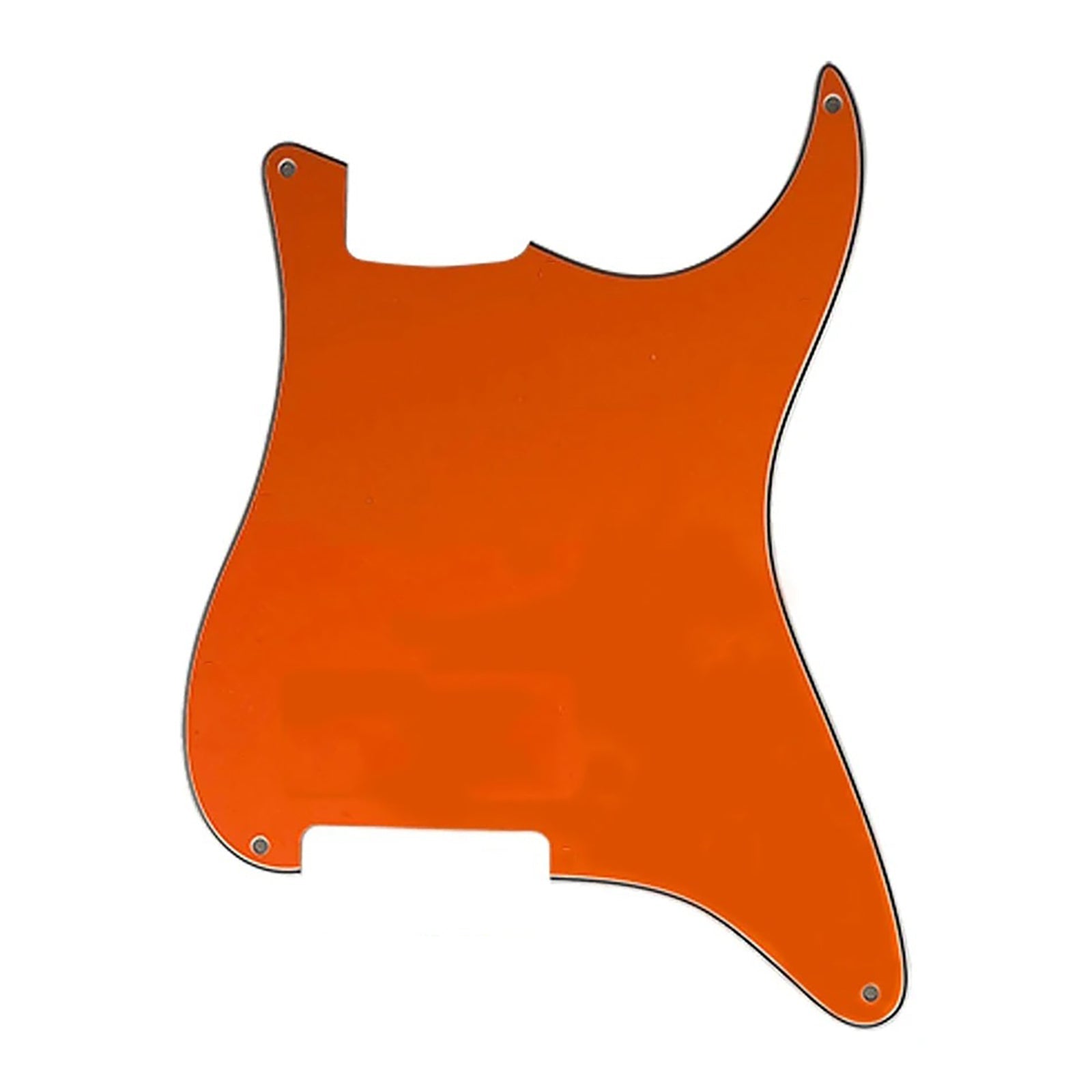 Strat Pickguard No Holes - 4-Ply Orange - Ploutone